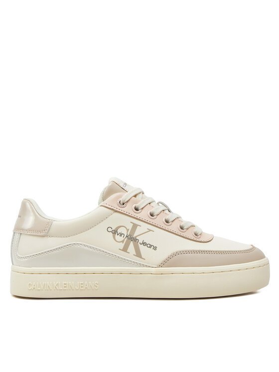 Calvin Klein Jeans Сникърси Classic Cupsole Low Lace Lth Ml YW0YW01527 Розов за Жени цена