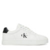 Calvin Klein Jeans Сникърси Classic Cupsole Mono Lth Wn YW0YW01902 Бял за Жени цена