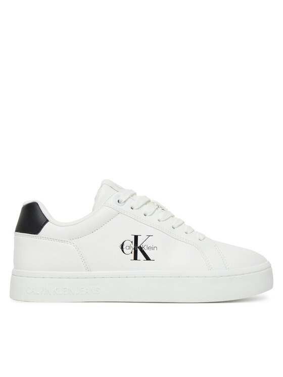 Calvin Klein Jeans Сникърси Classic Cupsole Mono Lth Wn YW0YW01902 Бял за Жени цена