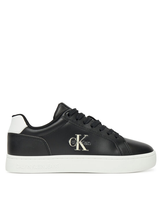 Calvin Klein Jeans Сникърси Classic Cupsole Mono Lth Wn YW0YW01902 Черен за Жени цена