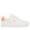 Calvin Klein Jeans Сникърси Classic Cupsole Ru Patch Lth Wn YW0YW01845 Бял цвят на ниска цена