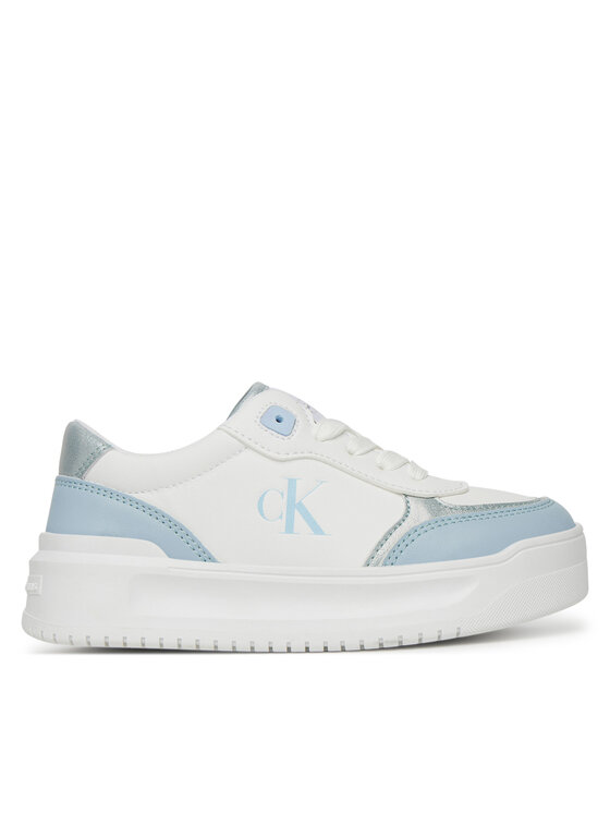 Calvin Klein Jeans Сникърси Low Cut Lace-Up V3A9-82020-1355 Бял за Момичета цена
