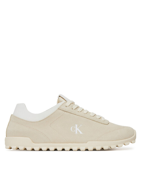 Calvin Klein Jeans Сникърси Low Profile Runner Mg Sue YW0YW01898 Бежов за Жени цена
