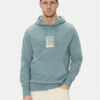 Calvin Klein Jeans Суитшърт Brush Stroke J30J327525 Син Regular Fit за Мъже цена