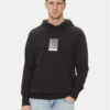 Calvin Klein Jeans Суитшърт Brush Stroke J30J327525 Черен Regular Fit за Мъже цена