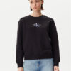 Calvin Klein Jeans Суитшърт Gradient Monologo J20J225360 Черен Regular Fit за Жени цена