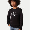 Calvin Klein Jeans Суитшърт Monogram IU0IU00675 M Черен Regular Fit цвят на ниска цена