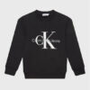 Calvin Klein Jeans Суитшърт Monogram Logo IU0IU00265 Черен Regular Fit за Бебета цена