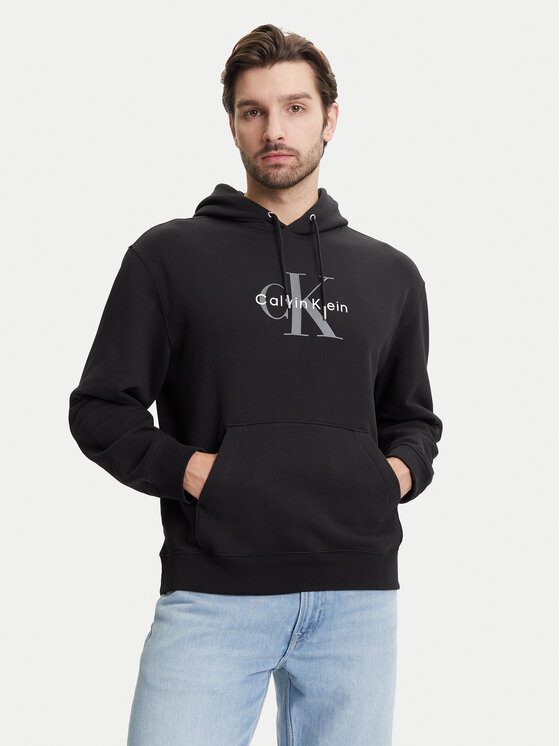 Calvin Klein Jeans Суитшърт Monologo LV04RC282G Черен Regular Fit за Мъже цена