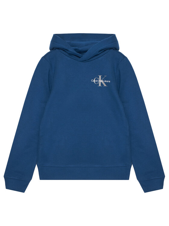 Calvin Klein Jeans Суитшърт Small Monogram IU0IU00266 D Син Regular Fit за Бебета цена