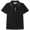 Calvin Klein Jeans Тениска с яка и копчета Embro Logo IB0IB02542 D Черен Regular Fit за Момчета цена