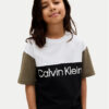 Calvin Klein Jeans Тишърт Blocking IB0IB02528 D Черен Relaxed Fit за Момчета цена