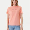 Calvin Klein Jeans Тишърт Classic Logo LV047C854G Оранжев Regular Fit за Жени цена