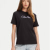 Calvin Klein Jeans Тишърт Classic Logo LV047C854G Черен Regular Fit за Жени цена