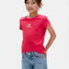 Calvin Klein Jeans Тишърт Glitter IG0IG02972 M Розов Slim Fit за Момичета цена