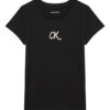 Calvin Klein Jeans Тишърт Glitter IG0IG02972 M Черен Slim Fit за Момичета цена