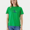 Calvin Klein Jeans Тишърт Hero Classic LV047B865G Зелен Regular Fit за Жени цена