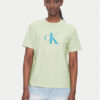 Calvin Klein Jeans Тишърт Hero LV047B865G Бежов Regular Fit за Жени цена