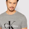 Calvin Klein Jeans Тишърт J30J320935 Сив Slim Fit за Мъже цена
