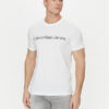 Calvin Klein Jeans Тишърт J30J322552 Бял Slim Fit за Мъже цена