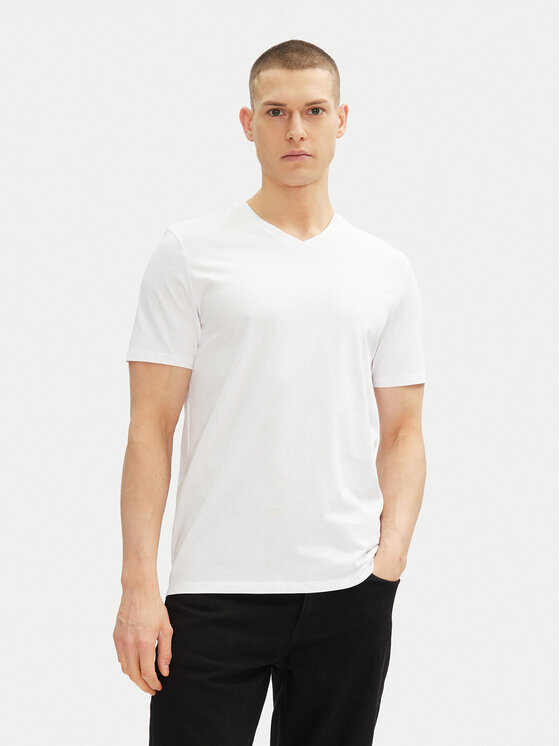 Calvin Klein Jeans Тишърт LV040HM298 Бял Regular Fit за Мъже цена