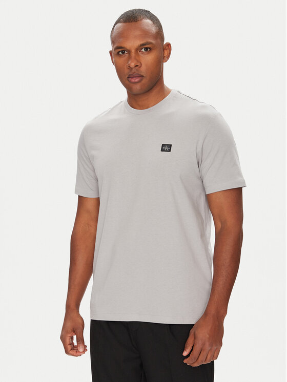 Calvin Klein Jeans Тишърт LV04RC272G Сив Regular Fit за Мъже цена
