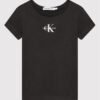 Calvin Klein Jeans Тишърт Micro Monogram IG0IG01470 Черен Slim Fit цвят на ниска цена