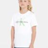 Calvin Klein Jeans Тишърт Monogram IU0IU00460 Бял Regular Fit за Бебета цена