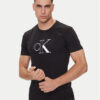 Calvin Klein Jeans Тишърт Outline Monologo J30J325678 Черен Slim Fit за Мъже цена