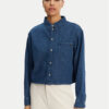 Calvin Klein Jeans дънкова риза J20J225518 Тъмносин Relaxed Fit за Жени цена