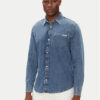 Calvin Klein Jeans дънкова риза LV040EM774 Син Regular Fit за Мъже цена
