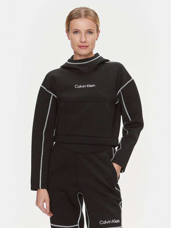 Calvin Klein Performance Суитшърт 00GWF3W325 Черен Relaxed Fit за Жени цена