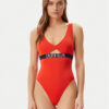 Calvin Klein Swimwear Бански костюм KW0KW02746 Червен за Жени цена