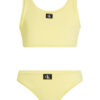Calvin Klein Swimwear Бански костюм KY0KY00093 Жълт за Момичета цена