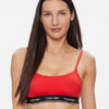 Calvin Klein Swimwear Горнище на бански KW0KW02425 Червен за Жени цена