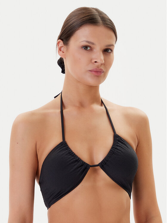Calvin Klein Swimwear Горнище на бански KW0KW02726 Черен за Жени цена