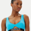 Calvin Klein Swimwear Горнище на бански KW0KW02745 Син за Жени цена