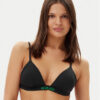 Calvin Klein Swimwear Горнище на бански KW0KW02785 Черен за Жени цена