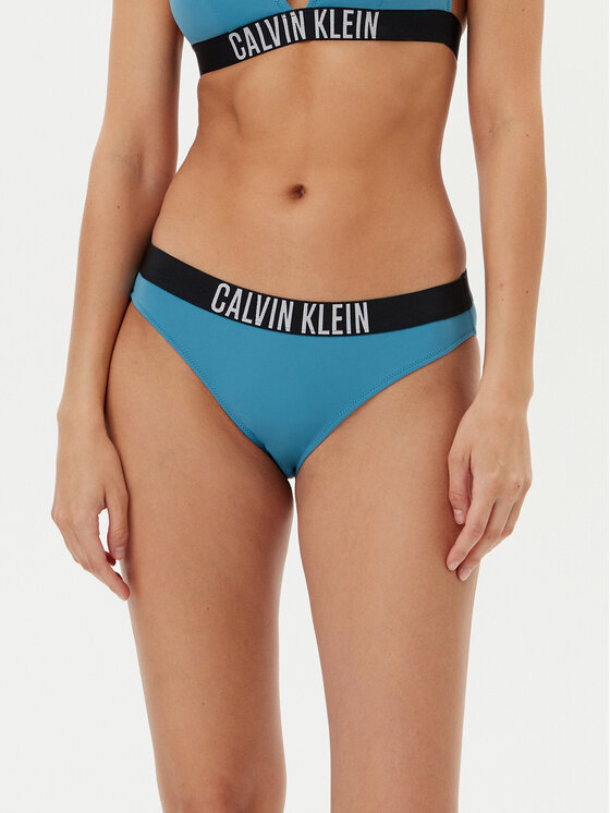 Calvin Klein Swimwear Долнище на бански KW0KW02856 Син за Жени цена