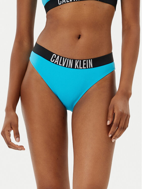 Calvin Klein Swimwear Долнище на бански KW0KW02856 Син за Жени цена