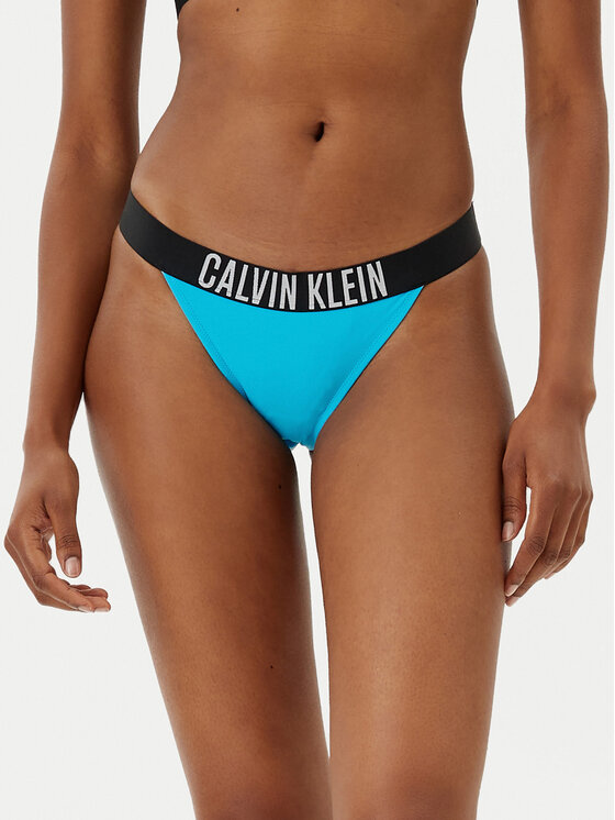 Calvin Klein Swimwear Долнище на бански KW0KW02857 Син за Жени цена