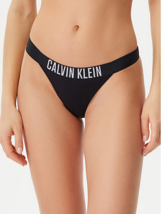 Calvin Klein Swimwear Долнище на бански KW0KW02857 Черен за Жени цена