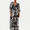 Calvin Klein Swimwear Кимоно KW0KW02822 Черен Relaxed Fit за Жени цена