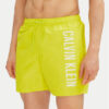 Calvin Klein Swimwear Плувни шорти KM0KM01092 Жълт Regular Fit за Мъже цена