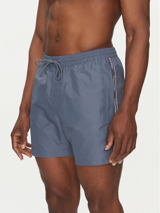 Calvin Klein Swimwear Плувни шорти KM0KM01109 Син Regular Fit за Мъже цена