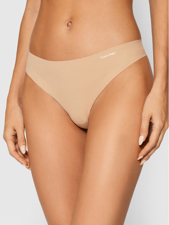 Calvin Klein Underwear Бикини тип прашка 0000D3428E Бежов за Жени цена