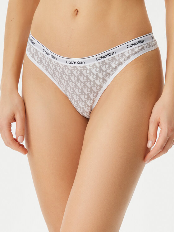 Calvin Klein Underwear Бикини тип прашка 000QD5043E Екрю за Жени цена