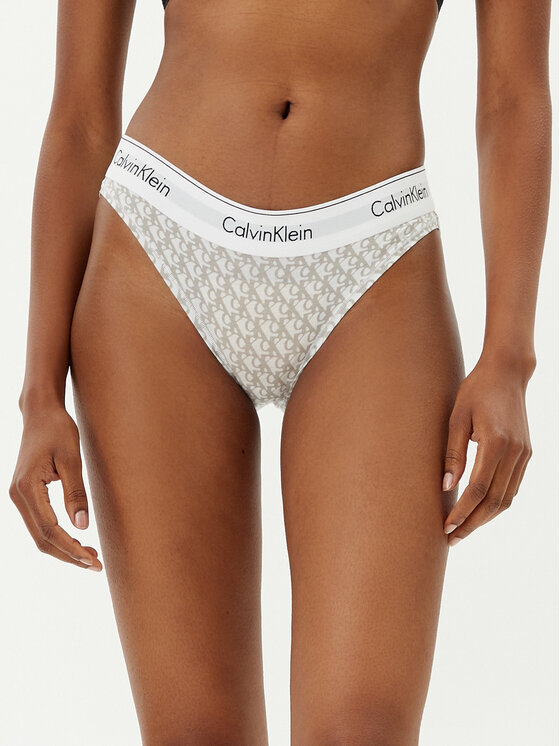 Calvin Klein Underwear Класически дамски бикини 0000F3787E Сив за Жени цена