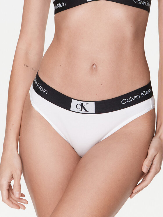 Calvin Klein Underwear Класически дамски бикини 000QF7222E Бял за Жени цена