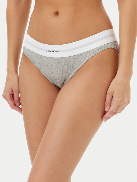Calvin Klein Underwear Класически дамски бикини LV00QF8022 Сив за Жени цена